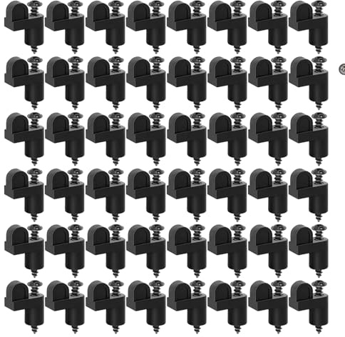 Clips für Moskitonetze für, 48 Stück, 9,5 mm, hohe Festigkeit, Clip für Moskitonetze, zum Halten des Netzes | Für Reparatur in Wohnung, Haus, Schlafzimmer, Büro,