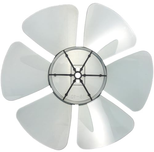 Healifty Kunststoff Ersatzlüfterflügel 10 Zoll 6-flügelig für Stand und Tischventilator Ventilatorflügel mit Glatter Oberfläche Langlebig und Einfach zu Reinigen