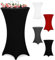 Deuba® Stehtisch Hussen 60-65cm Schwarz Rund Verstärkter Fußbereich Waschbar Ø 60-65/70-75/80-85 cm Viele Farben Stehtischhusse Stretch Überzug Party