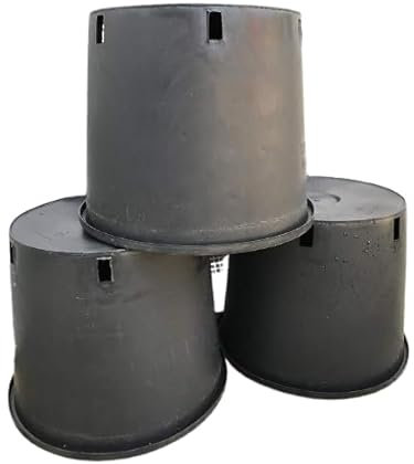 Heavy Duty 10 Litre Plant Pots/Container Pots (10)