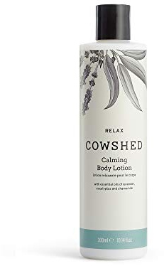 Cowshed Relax Body Lotion – 300ml – Vegan Body Lotion for Women | Calming Lavender & Eucalyptus | Shea Butter & Cocoa Butter Moisturiser | Paraben Free Body Cream for Dry Skin