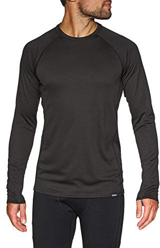 Patagonia Men's M's Cap MW Crew Short Sleeve T-Shirt, Black, L