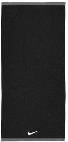 Nike Unisex – Erwachsene FUNDAMENTAL Towel Handtuch, Black/White, 60x120cm