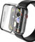 YoLin [2 Pezzi] Cover Apple Watch SE/Series 4/Series 5 / Series 6 Con Vetro Temperato 44mm, Custodia Rigida iWatch Protezione Totale Ultra Sottile HD Clear Pellicola Protettiva (Trasparente)