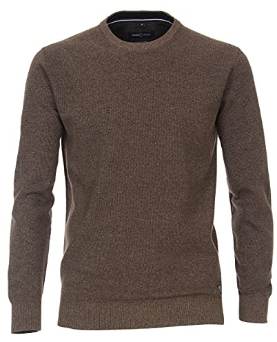 CASAMODA - Herren Pullover mit Rundhalsausschnitt (413705800), Größe:L, Farbe:Beige (624)