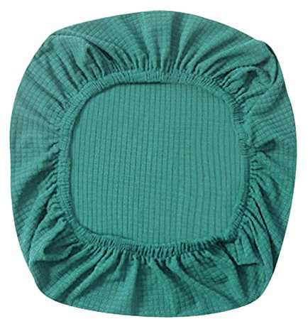Fenteer Stretch Office Covers Seat Cover Slipcover Desk Seat Cushion Protectors for Computer, Dark Green