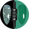 YTD Likomey Gel Nail Polish Set,Reflective Glitter Green and Solid Green Portable Kit,Super Sparkly Flash Diamond Disco DJ UV Gel Polish Gift,2 Pcs 7.5ml