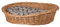 e-wicker24 Hundekorb aus Weide in Naturfarbe Tierkorb aus Korbgeflecht Katzenkorb Tierbett mit Kissen Hundebett Katzenbett (50x36 H16, Beige)