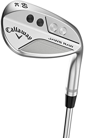 Callaway Jaws RAW Chrome Sand Wedge, 54°-08° (Bounce) C Grind, Steel, Wedge Flex, Standard