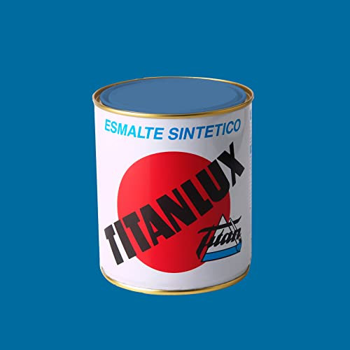 Titanlux Esmalte Sintético Brillante Azul Luminoso 750 ml