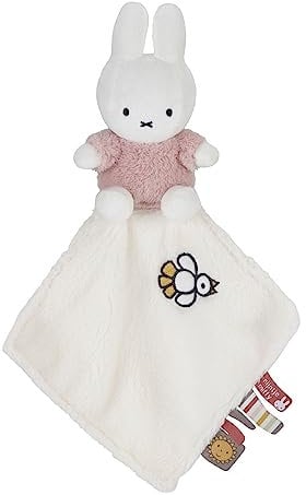 Pioupiou et Merveilles - Miffy Kuscheltier Hase, Rosa, Plüschtier für Kinder ab der Geburt, weich, abwischbar, leicht zu transportieren, NIJN929, 1 Person