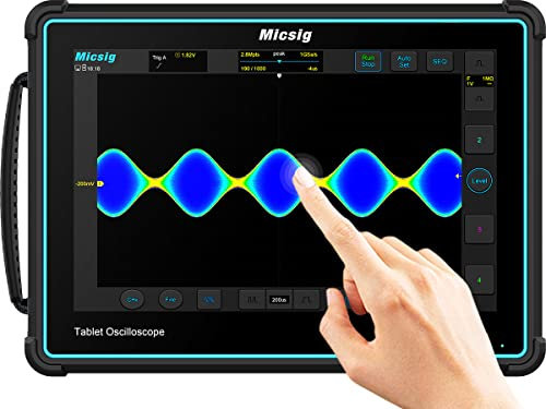 Micsig Oscilloscope/Current/Votagle probe Micsig TO1004/TO2004 TO3004 10.1 '' TFT-LCD Full Touch screen Oscilloscope (TO2004 4ch 2M)