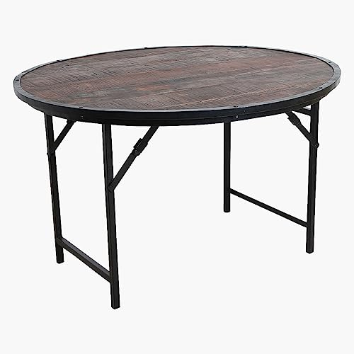 Vintagehaus Esstisch Outdoortisch Cafehaus Industrial Klapptisch Gastro Rund 120