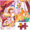 Easter holiday Jigsaw Puzzle for Kids Ages 3-5 4-8 Year Old and Up，Jumbo 72 Piece Little girl and animal Puzzle Fancy Toddler Learn Educational Toys Gift Box