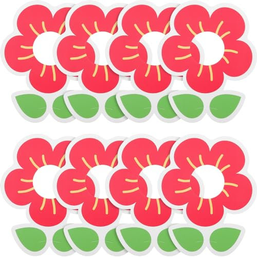 HOMSFOU Lollipop-Papierhalter 50 Stück Lutscher-Marmeladen-Süßigkeiten-Paketkarte Blumen-Süßigkeitshalter Bonbonhalter Geschenkkarten Geschenkkarten Für Lutscher Für Lutscher-Papierhalter