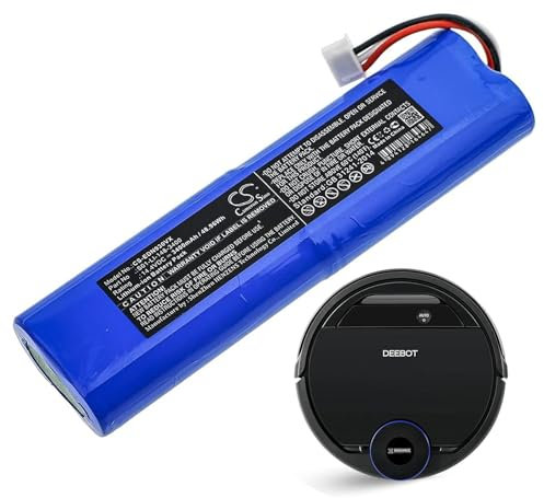 3400mAh Ersatzakku für Ecovacs Deebot Ozmo 900, Deebot Ozmo 901, 905, Ozmo 920, Ozmo 930, Ozmo 937, DG36, DG3G, DG70, DX55, T5 Neo, S01-LI-148-2600, S01-LI-148-3200, S09-LI-148-3200