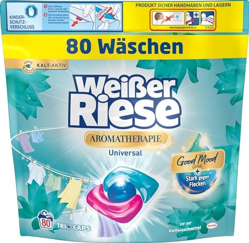 WEISSER RIESE Trio-Caps 80 WL Universal Aromatherapie Lotus 960g