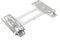 Wall Mount Adjustable Bracket With Level Gauge For Indoor Air Conditioner Unit Installation Metal Silver 32x20x2cm