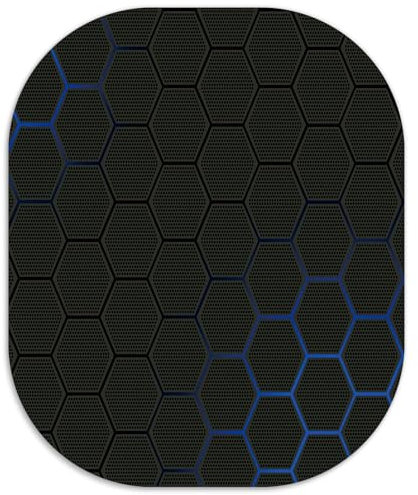 Mouse Mat, Non-Slip Small Mouse Pad, Mini Rubber Mousemat Cute, Rubber Black Mouse Pads Portable, Washable Mousepads Portable for Desktop Laptop Working Travel