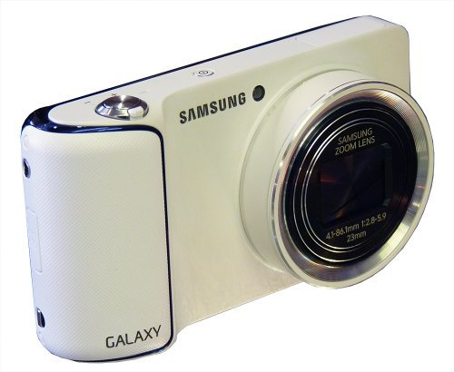 Samsung Galaxy EK-GC100 Camera 16 Megapixel 21x Optical Zoom, Android 4.1 Jelly Bean OS, 4.8-Inch HD Touch LCD White (Renewed)