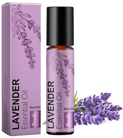 Lavendel Roll on 10ml Reisegröße Anti Stress Roll on Haut Duft Roll-on Lavendelöl Roll-on Aroma Ätherisches Öl für die Aromapflege Unterwegs Zur Aromatherapie und Zum Stressabbau