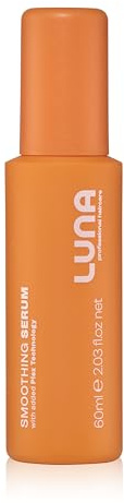 Luna Professional Haircare Smoothing Serum - Hair Care Leave In Serum for Damaged Frizzy Hair - Protein & Vitamin Enriched - Hydrating & Softening Formula for Silky Smooth Strands - 60 ml