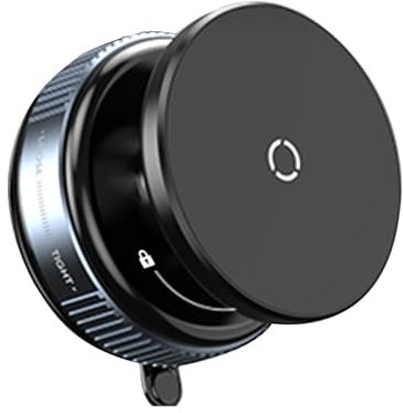 Generico Vacuum Magnetic Phone Holder, Magnet Stand Smartphones, 360° Rotatable Mobile Supports, Dashboard Mounts, Strong Grips Desk Holder for Hands- Viewing