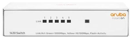 Switch L2 GbE a 5 porte, ideale per piccole reti, offre gestione semplificata e prestazioni affidabili per connessioni veloci.