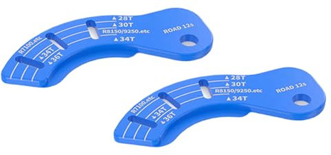 Elnwnnkc Rennrad-Schaltwerk-Einsteller, Kettenspalten, Einstelllehre, Werkzeug für Fahrräder, Radfahren, Wartungswerkzeug