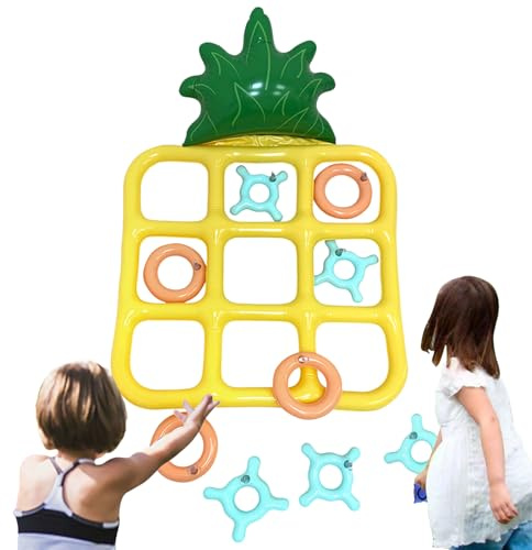 Pool-Wurfspiel | schwimmender Spieltisch auf dem Aqa | Brettspiele Wasserspiele | Schwimmset für Wasser, Schachbrett in Ananasform, Spielzeug für Picina, Gico