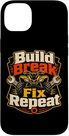 ATV Quad Mechanic Off Road Repair Rider Garage Case for iPhone 14 Plus