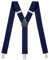 Sencillo Herren Hosenträger mit Starken Clips Y-Form, Dunkelblau, 120 cm lang x 3,5 cm breit
