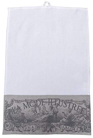 UNBEKANNT Geschirrtuch Shabby Chic Handtuch 45 x 67cm Baumwolltuch Vintage cbc106 Palazzo Exklusiv