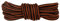 Lakeland Active Grasmoor Walking Boot Laces - Black-Brown - 120 cm - 47 inch (2 Pairs)