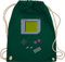 Turnbeutel Rucksack - Karneval & Fasching - Taschen - Gameboy - Unisize - Dunkelgrün - party 90 backgym sporttasche für kindergarten strassenkarneval gameboys sportbeutel groß turnsackerl kinder