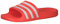 adidas Mixte Adilette Aqua Slides, Solar Red / Cloud White / Solar Red, 40.5 EU