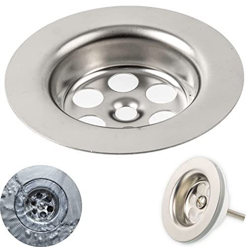 Cabeza de válvula de repuesto para válvulas de desagüe de fregadero, Ø 62,5 mm - 1 1/4, SS201 Cabeza de válvula, pieza de repuesto para válvula de tapón de fregadero, válvula de tapón de 1 1/4, 1x