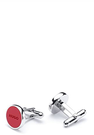 HUGO E-COLOR1 Boutons de Manchette, Open Pink693, Taille Unique Homme