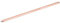 sourcing map Flaches Kupfer Heatpipe zum Kühlen von Laptop CPU GPU Kühlkörper 300 mm x 8 mm x 3 mm