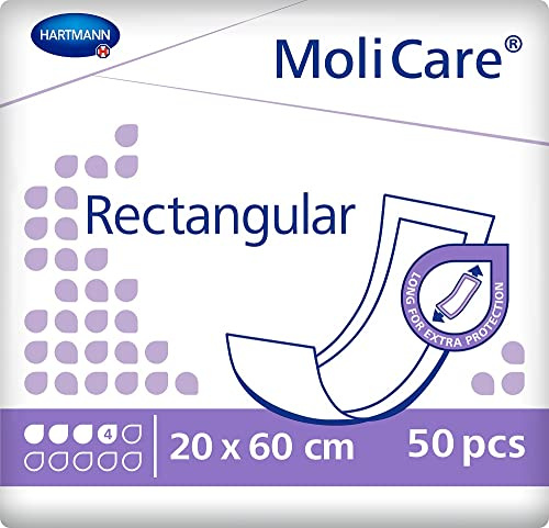 MoliCare® Rectangular 4 Tropfen (20x60 cm) - Inkontinenzvorlagen bei Blasenschwäche