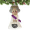 dobooo Queen Elizabeth II Filzdekoration,Platin-Jubiläums-Dekoration - Christbaumschmuck zum Gedenken an Ihre Majestät Königin Elizabeth