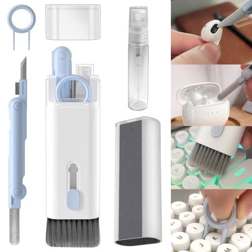JETOP Reinigungsset, 7 in 1 Reinigungsset für Tastatur, Tastatur Reinigungsset mit Tastenkappe Abzieher, Reinigungsset für Airpods Tastatur Kabellose Kopfhörer Smartphone Laptop
