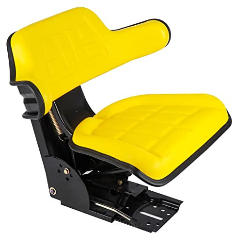 Siège de tracteur suspendu pour 1020 1530 2020 2030 2040 2155 2280 5210 Jaune