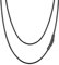 PROSTEEL schwarz Kunstleder Halskette 2mm geflochten Lederkette Lederband 51cm Kette für Anhänger Modeschmuck für Damen Herren Jugendliche