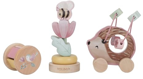 Little Dutch 7356 FSC Holzspielzeug Geschenkset - Fairy Garden rosa