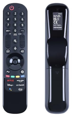 TCNOUMT New MR22GA AKB76039902 Magic Voice Remote Control Suitible for LG 2022 2023 Smart TV 55UQ8000AUB 86UQ9000PUD 65NANO75UQA 65UQ7570PUJ 65UQ7590PUB