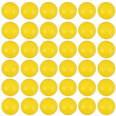 MUSISALY 50Pièces Boules Plastiques Rondes pour Piscine à Balles Jouets Colorés pour Garçon Fille pour Jeux Intérieurs et Extérieurs Développement Coordination
