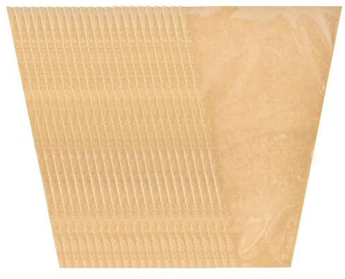 Qusedwey 50er-Pack Blumen-Geschenkpapiertüten, Transparente Vorderseite Aus Kraft-Blumenpapier, 35,6 X 55,9 Cm.