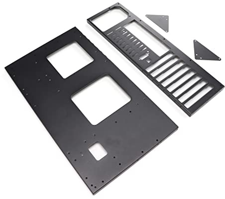 Open Chassis Mining Machine Case Rack mit Wärmeableitungsdesign für Motherboards Bis zu 305 X 245 Mm - Secc Sturdy Desktop Computer Case für ATX, MATX, ITX