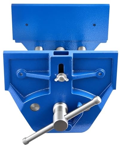 VEVOR Woodworking Vise, 7 Inch Jaw Width, Quick Release Wood Bench Vise, 8 Inch Max Jaw Opening, Heavy-duty Cast Iron Construction, Workbench Vice with Adjustable Front Stop, for Woodworking Drilling
